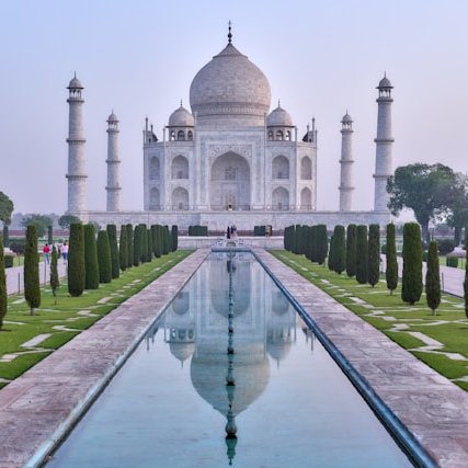 Le Taj Mahal en Inde, merveille du monde